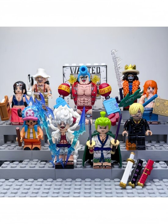 Other - One Piece Straw Hat Pirates Custom Minifigure Lot of 9